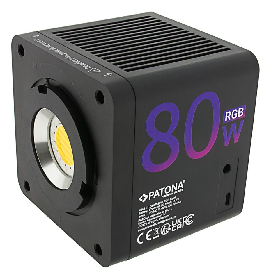 PATONA  SL-80R 80W RGB LED Video ve Fotoğraf ışığı