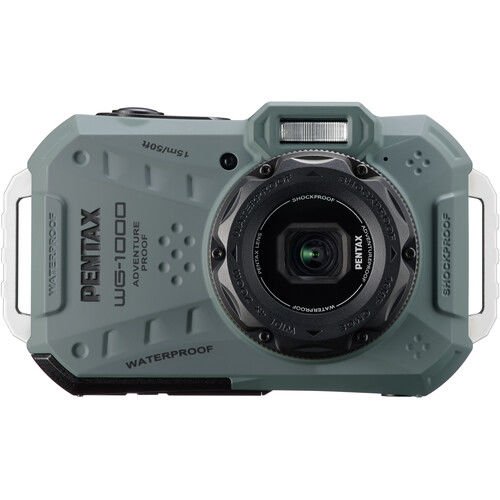 Ricoh PENTAX WG-1000 Dijital Fotoğraf Makinesi (Olive)