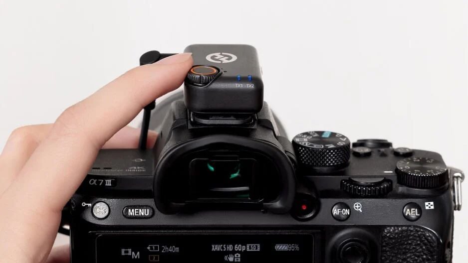 Hollyland LARK M2S Mini Combo 2 Kişilik Kablosuz Mikrofon Sistemi