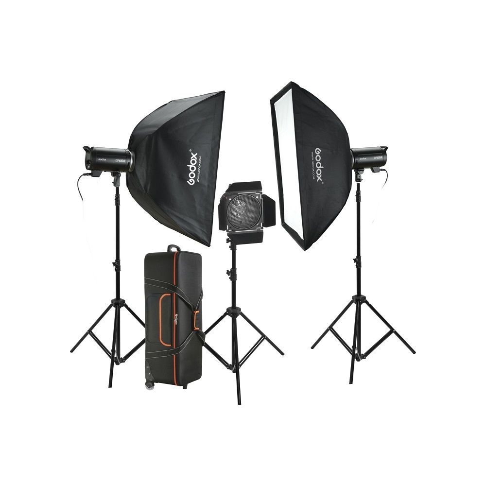 Godox DP600 III 600 Watt 3'lü Paraflaş Kit