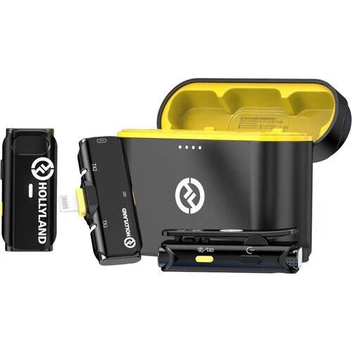 Hollyland Lark M2 Combo Wireless Yaka Mikrofonu | Ak Elektronik