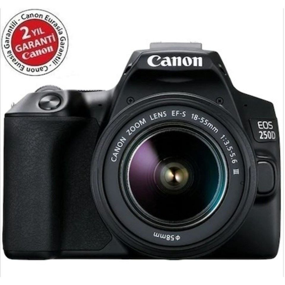Canon EOS 250D 18-55mm DC III (Canon Eurasia Garantili)