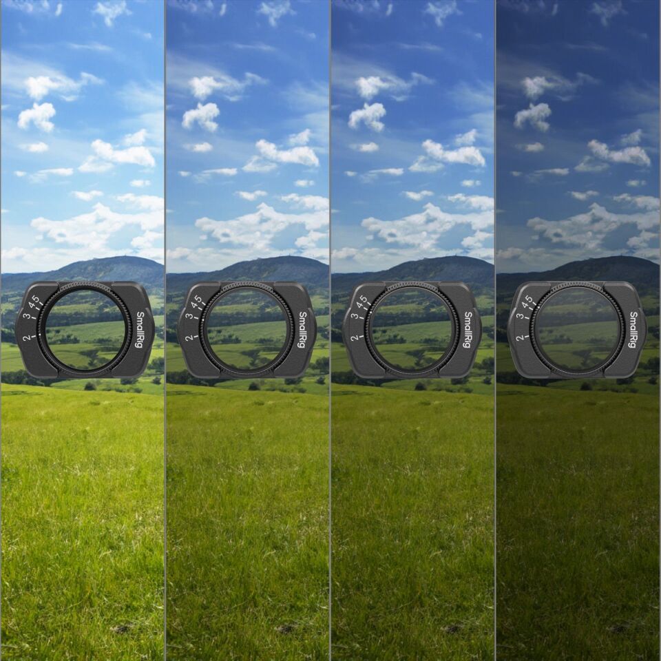 SmallRig 4776 DJI Osmo Pocket 3  için VND2-5 /  ND16/CPL / LPF Filtresi / Ekran Koruyucu Filtre Kiti