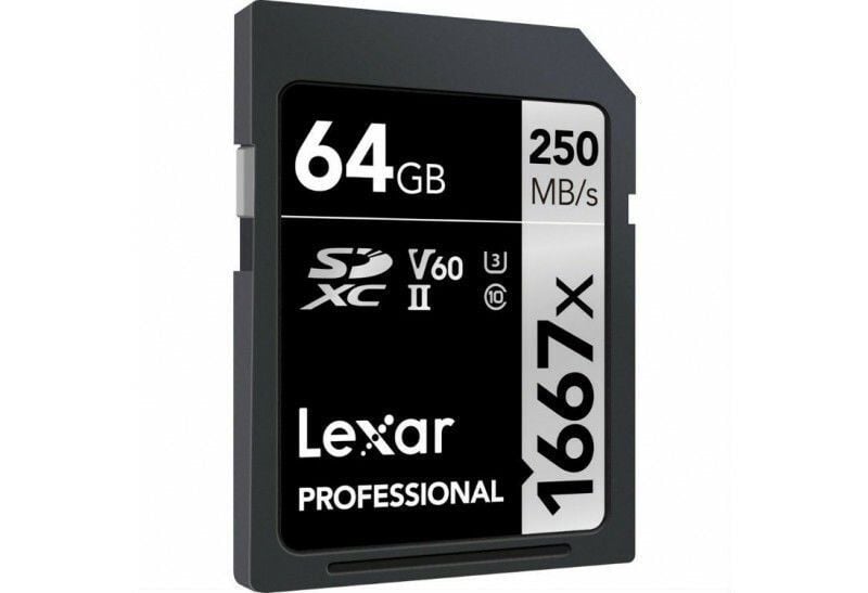 Lexar Professional 64GB 1667x Hafıza Kartı (250mb/s-120mb/s)