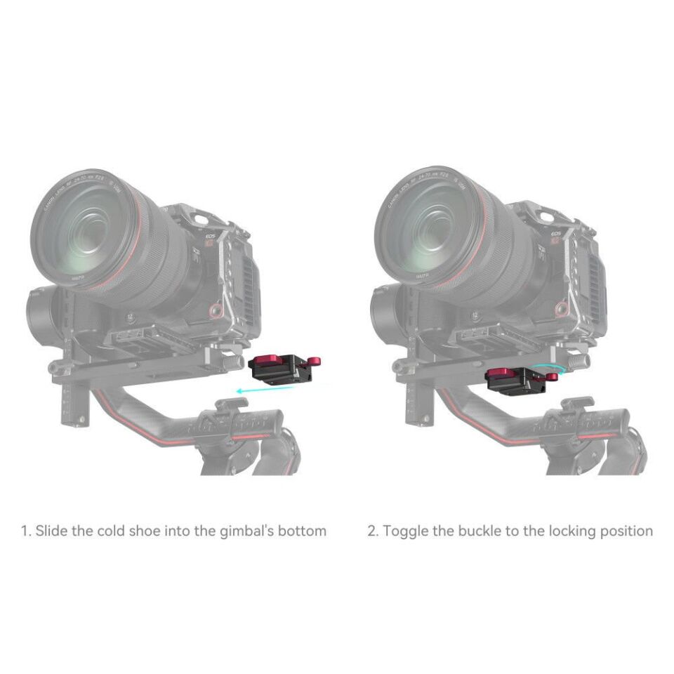 SmallRig 4189 DJI RS Sabitleyiciler için  Güç Kaynağı Montaj Plakası