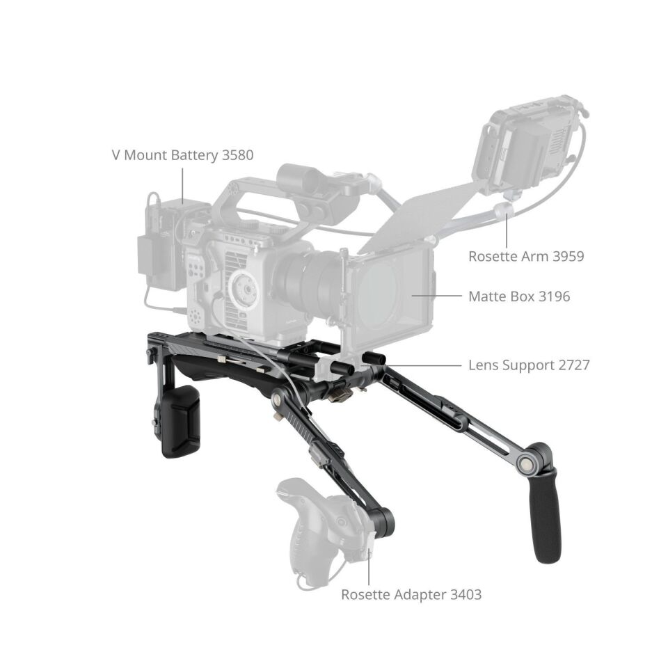 SmallRig 4181 SR007 Pro HawkLock Omuz Ring