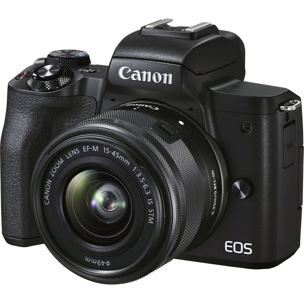 Canon EOS M50 Mark II 15-45mm IS STM Aynasız Dijital Fotoğraf Makinesi