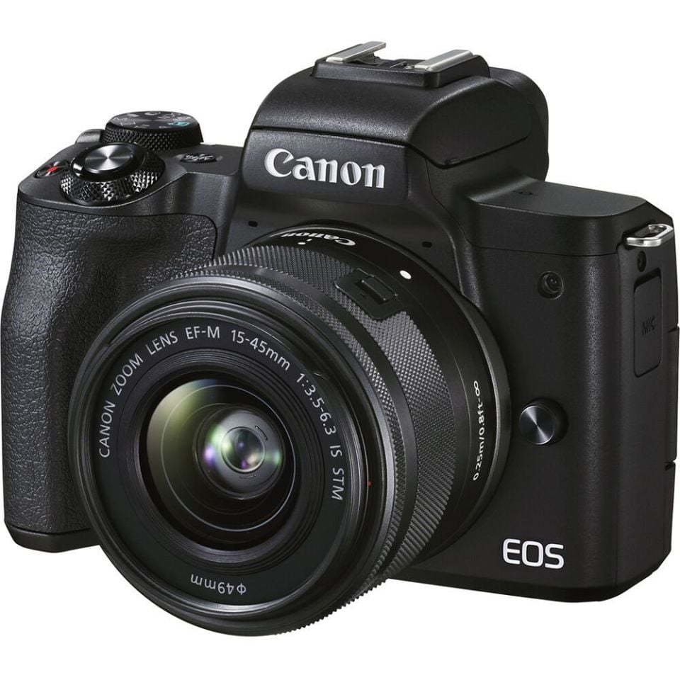 Canon EOS M50 Mark II 15-45mm IS STM Aynasız Dijital Fotoğraf Makinesi
