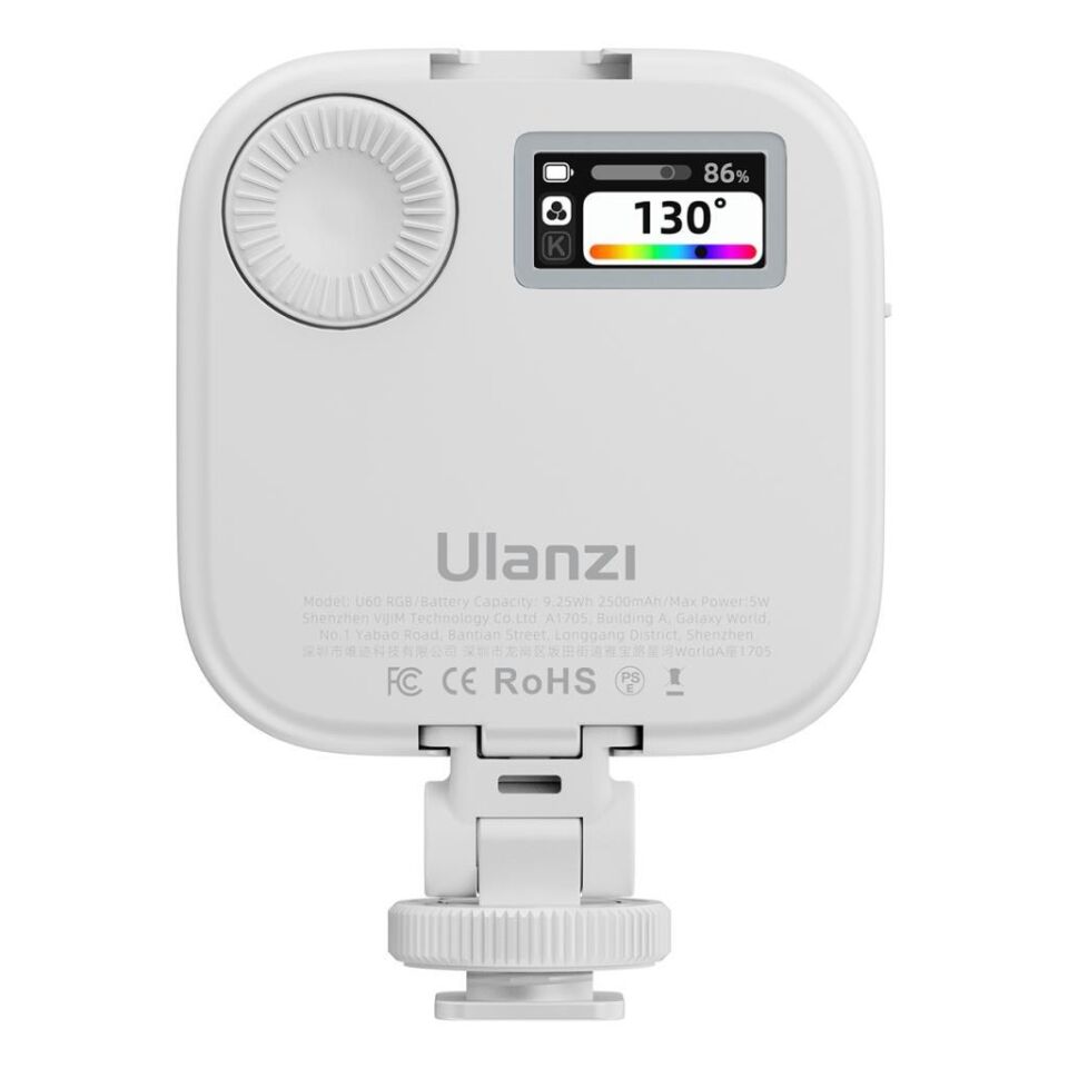 Ulanzi U60 RGB Video Light L026GBW1 White