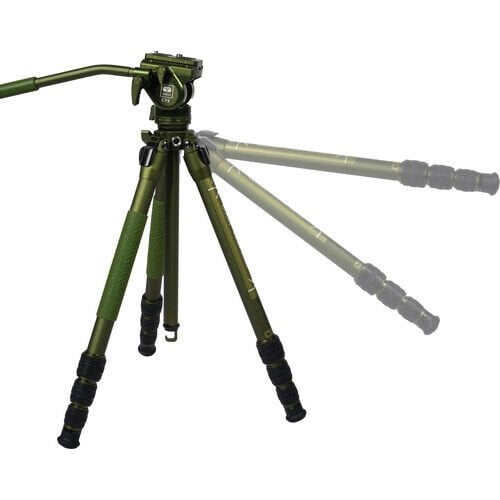 Sirui CT04+CT5 Pilot Series Video Tripod Kiti