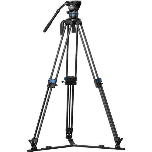 Sirui SQ75 Karbon Fiber Video Tripodu (S5 Hidrolik Kafalı)