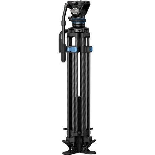 Sirui SQ75 Karbon Fiber Video Tripodu (S5 Hidrolik Kafalı)