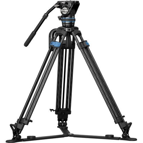Sirui SQ75 Karbon Fiber Video Tripodu (S5 Hidrolik Kafalı)