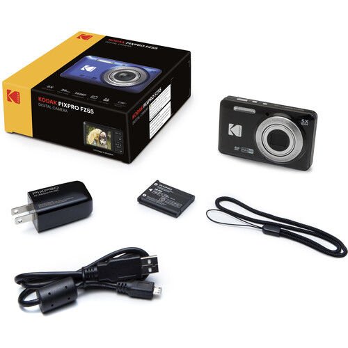 Kodak Pixpro FZ55 Dijital Fotoğraf Makinesi (Siyah)