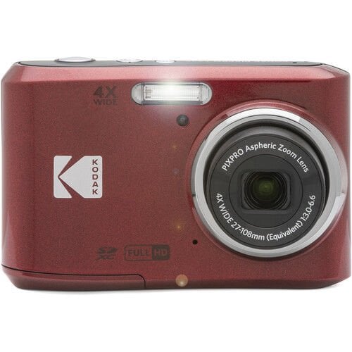 Kodak Pixpro FZ45 Dijital Fotoğraf Makinesi (Kırmızı)