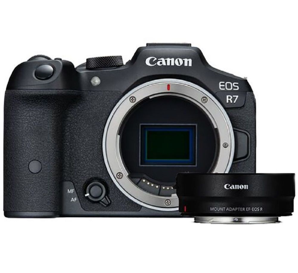 Canon EOS R7 Body + EF-EOS R Adaptör Aynasız Fotoğraf Makinesi