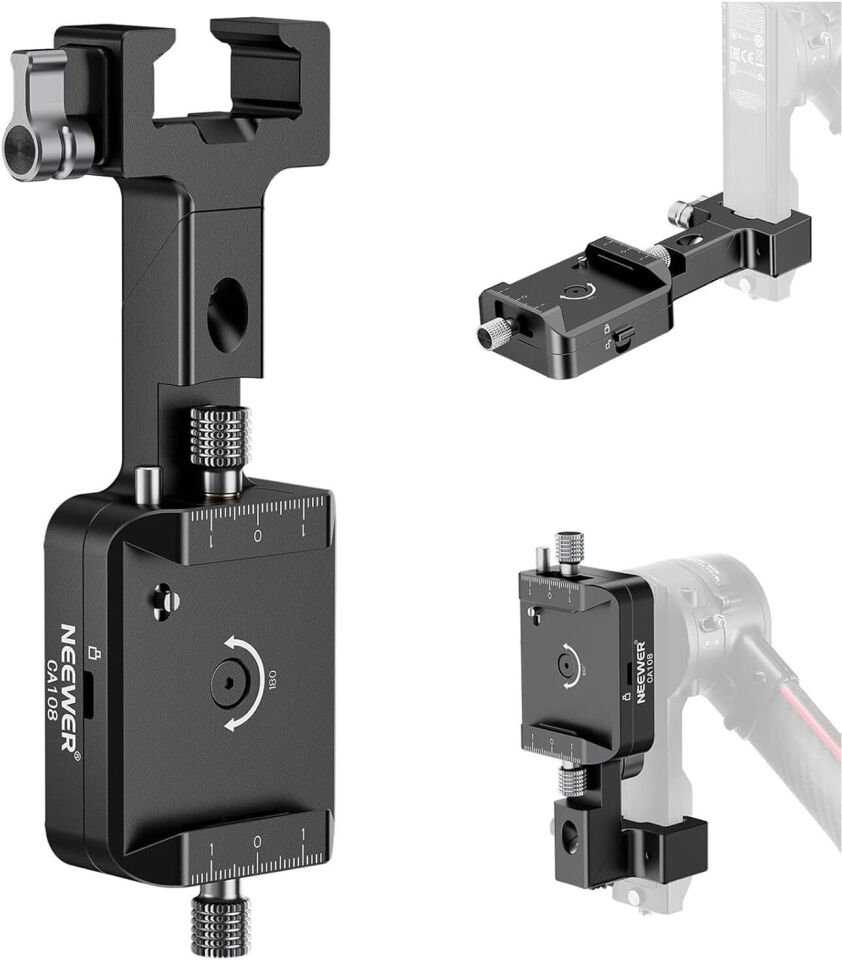 NEEWER CA108 DJI Ronin RS2 / RS3 / RS4 için Dikey  Hızlı Değiştirme Plakası