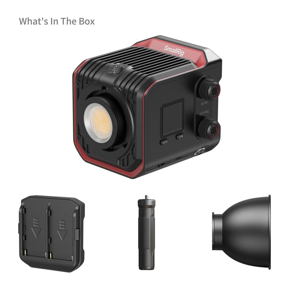 SmallRig 4894 RC100B COB LED Bi-Color Video Işığı  Mobil Versiyon