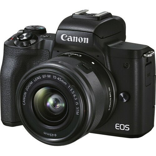Canon EOS M50 Mark II 15-45mm + 55-200mm IS STM Lensli Kit