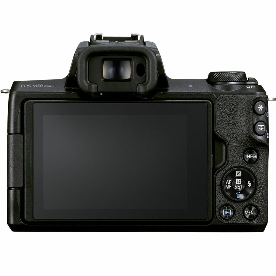 Canon EOS M50 Mark II 15-45mm + 55-200mm IS STM Lensli Kit