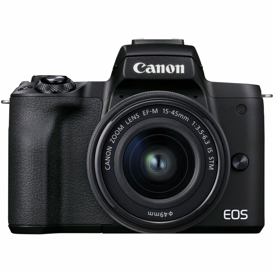 Canon EOS M50 Mark II 15-45mm + 55-200mm IS STM Lensli Kit