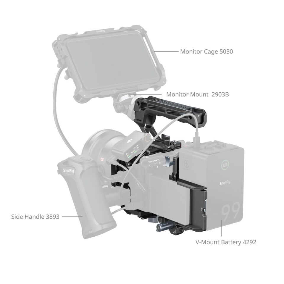 SmallRig 5823 Sony FX3 / FX30 için  Kafes Kiti