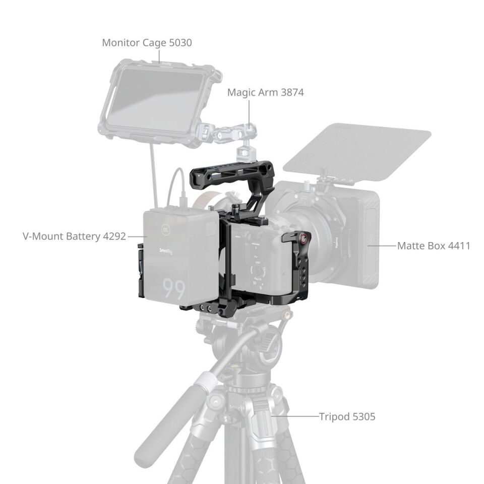 SmallRig 5823 Sony FX3 / FX30 için  Kafes Kiti