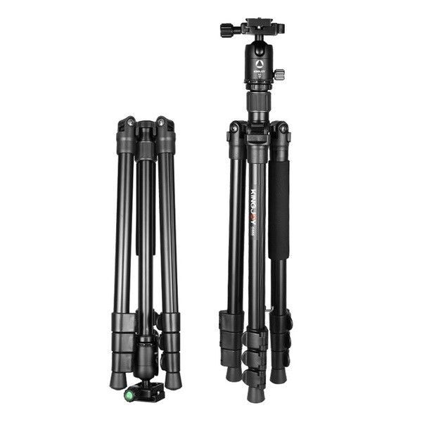 Kingjoy Profesyonel G555+G0 Hafif Seyahat Tripod