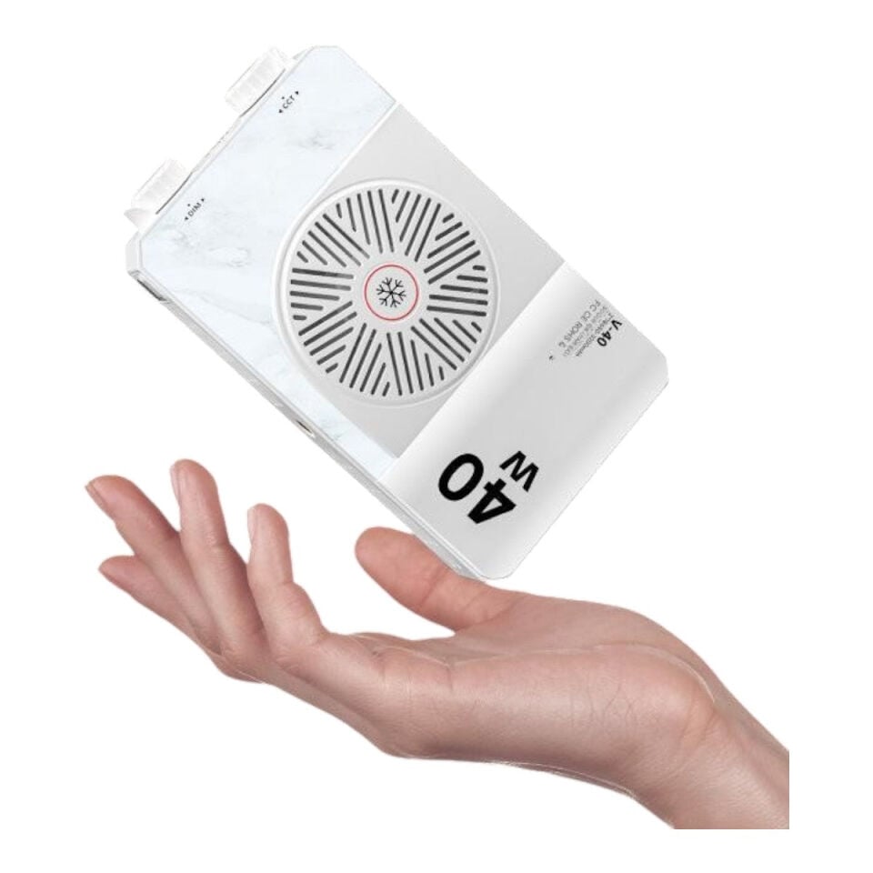 GDX CF-40 40W Bi-Color Mini LED Video Işığı 2500-9000K 14000LM Sessiz Fanlı Vlog ve Canlı Yayın Işığı