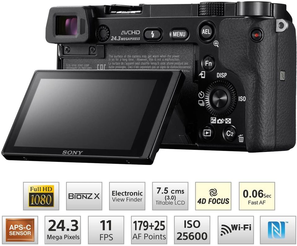 Sony A6000 16-50mm Kit Lens Aynasız Fotoğraf Makinesi