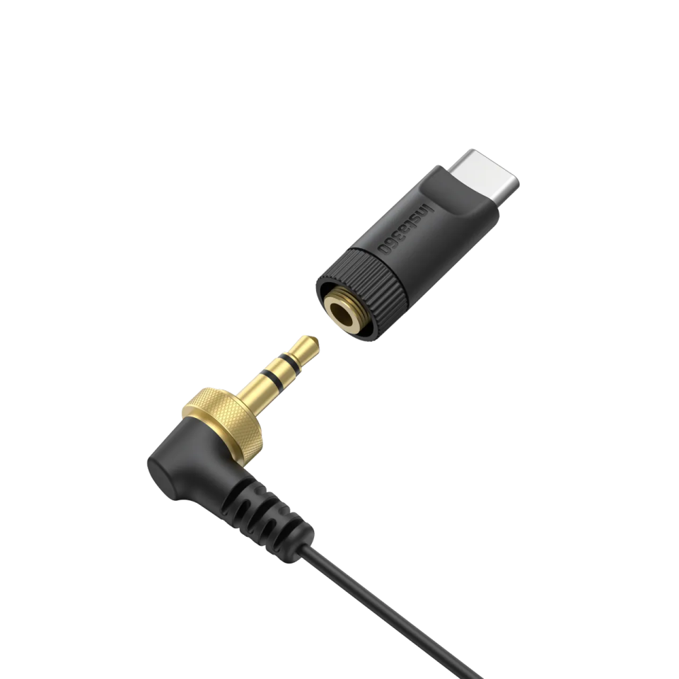 Insta360 Mic Pro USB-C to 3.5mm Jack Adapter