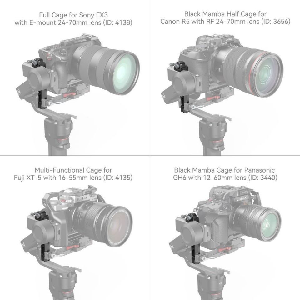 SmallRig 4196 DJI RS 3 Mini  için  Genişletilmiş Dikey Kol
