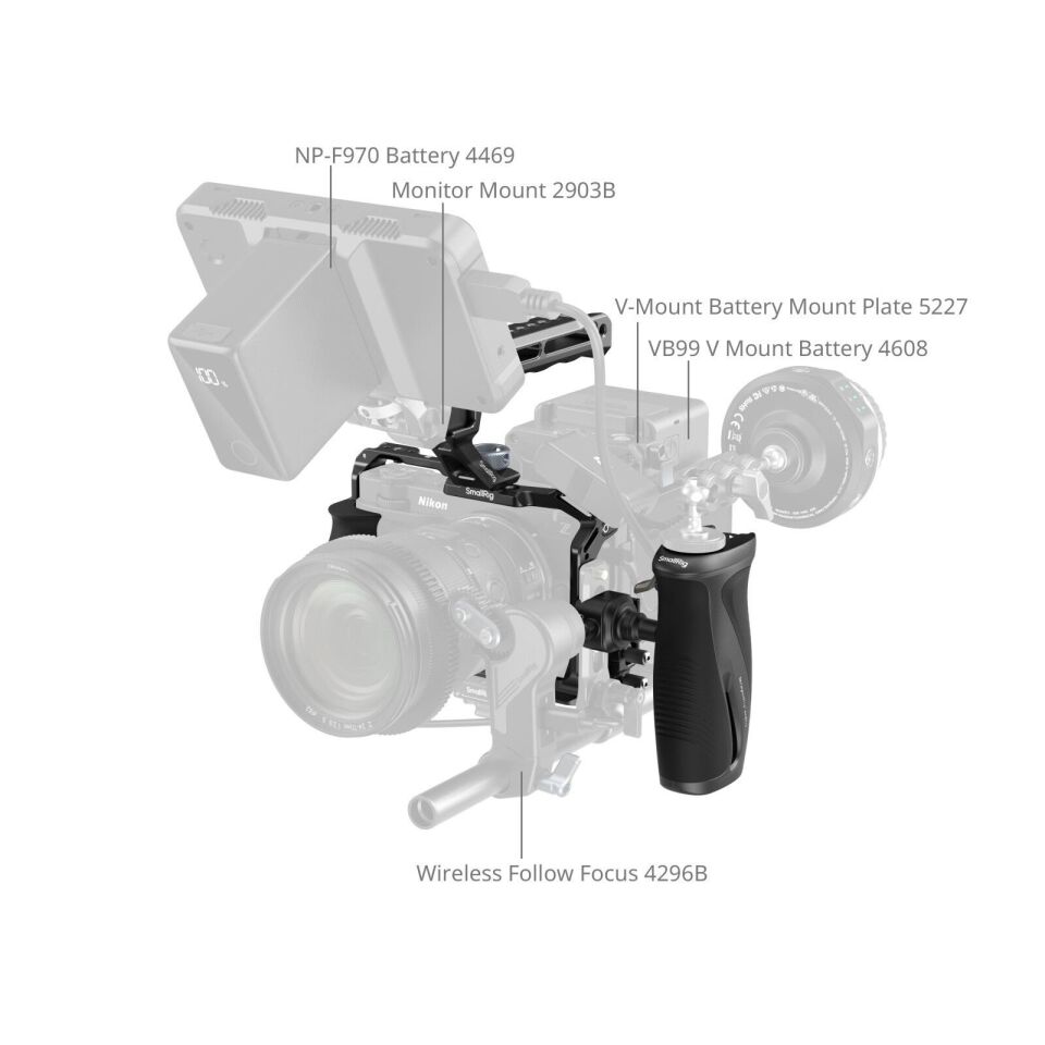 SmallRig 5468 Nikon ZR (Gelişmiş Sürüm) için  Kafes Kiti