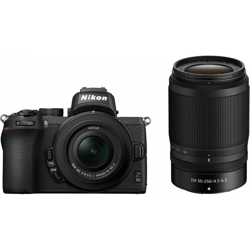 Nikon Z50 + Nikkor Z DX 16-50mm + 50-250mm Kit