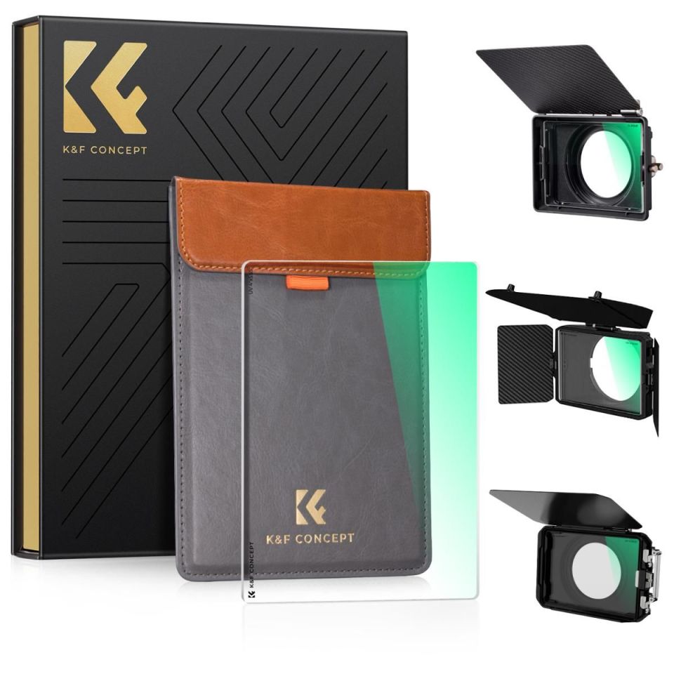K&F NANO-X MCUV  4x5.65 Filtre Tilta ve SmallRig ve Diğer Matbox  ile Uyumlu 4mm HD Optik Cam