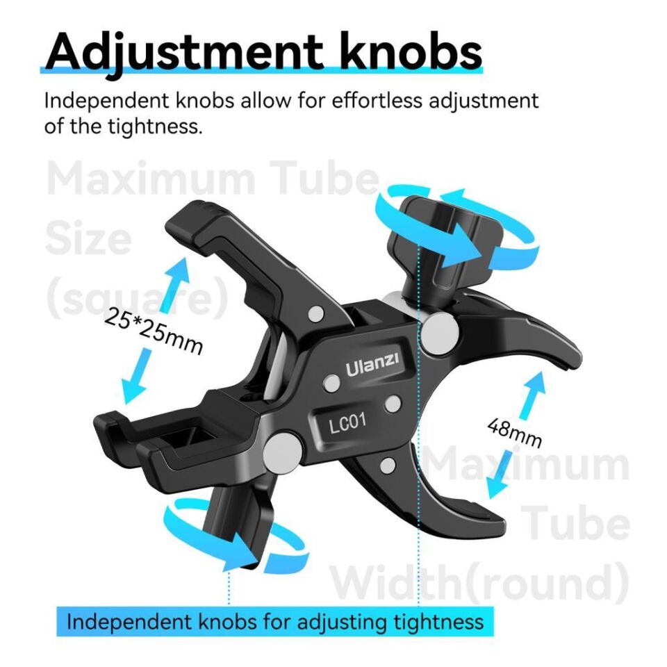 Ulanzi LC01 Işık Standı İçin Super Clamp
