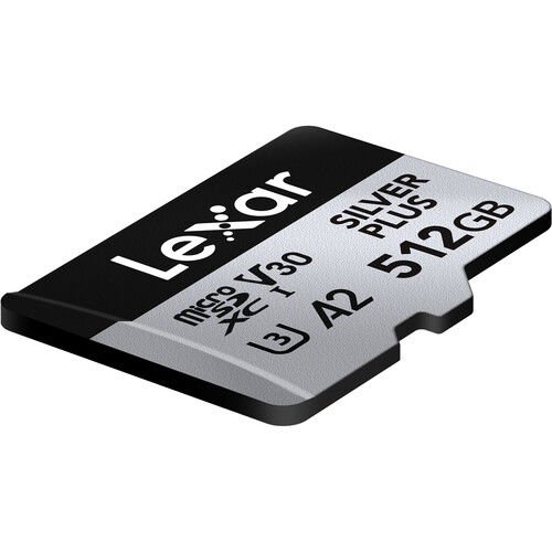 Lexar 512GB Professional SILVER PLUS UHS-I microSDXC Hafıza Kartı SD Adaptörlü