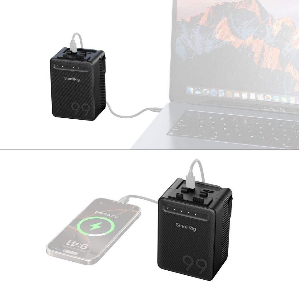 SmallRig 5245 VB99 Lite mini V-Mount Batarya 6800 mAh