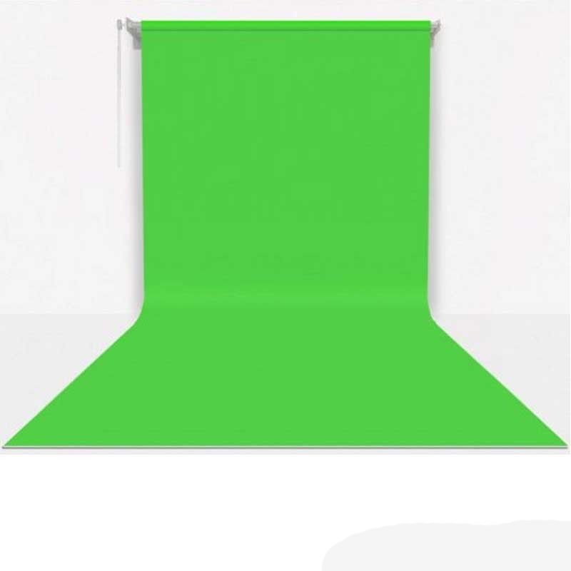 Gdx Sabit (Tavan & Duvar) Kağıt Sonsuz Stüdyo Fon Perde (Green/Yeşil) 2.70x11 Metre