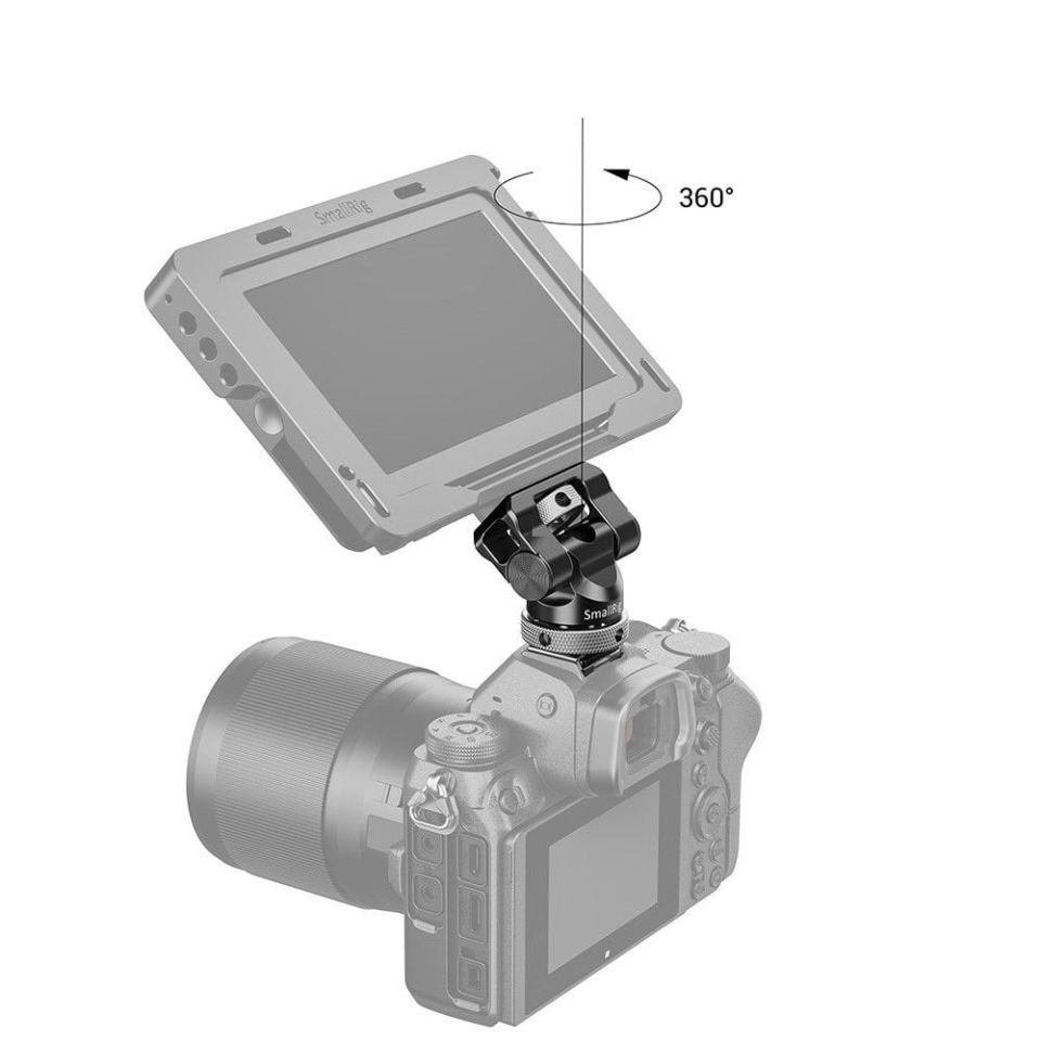 SmallRig BSE2346B Metal  Döner ve Eğimli Monitör Montaj Ayağı