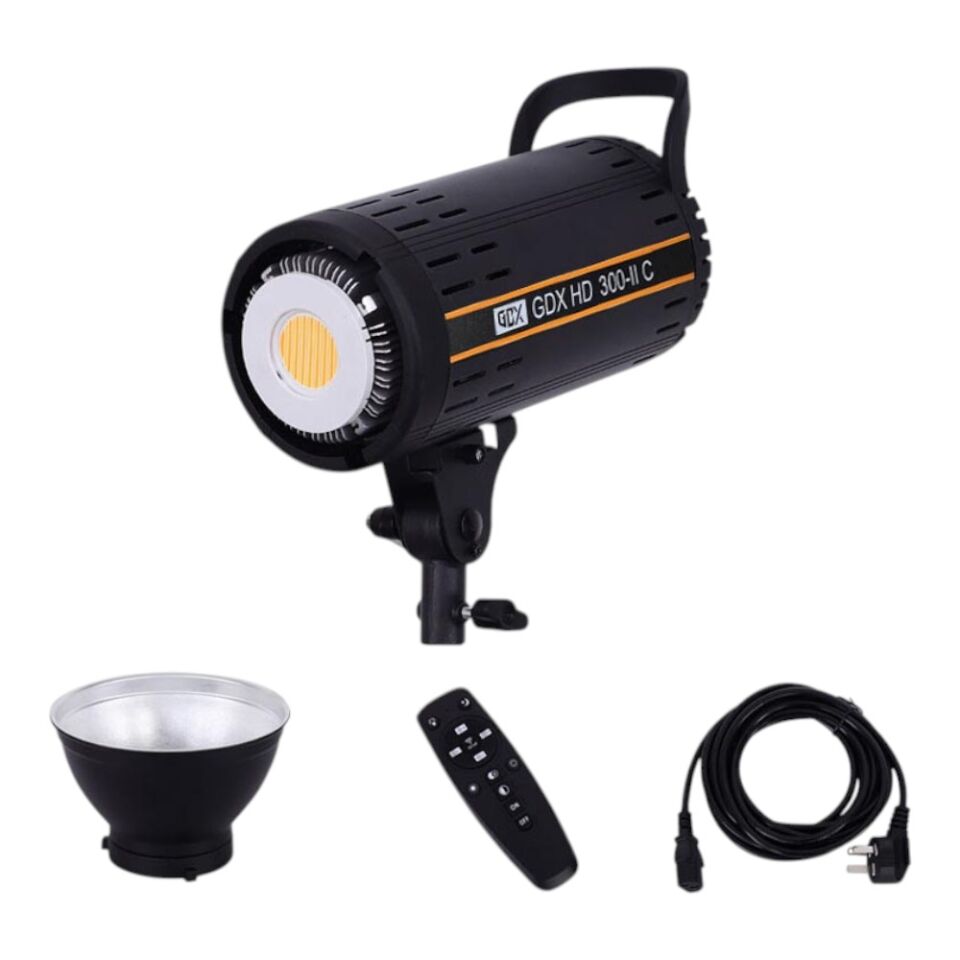 GDX HD-300II C BiColor Tekli Işık Seti 300W Video Led Işığı