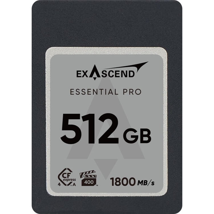 Exascend 512GB Essential Pro CFexpress 4.0 Type A Hafıza Kartı