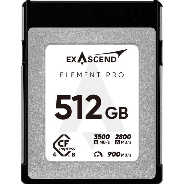Exascend 512GB Element Pro CFexpress 4.0 Type B Hafıza Kartı