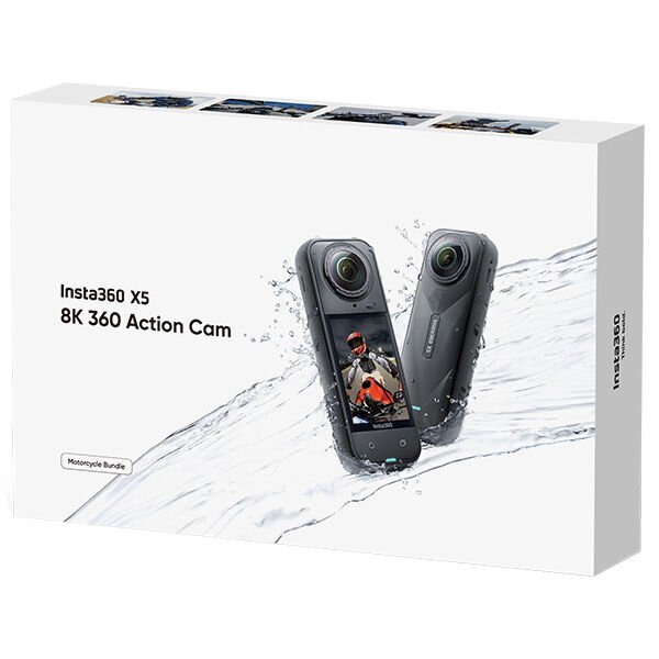 Insta360 X5 Motorcycle Bundle (128GB Hafıza Kartı Dahil)