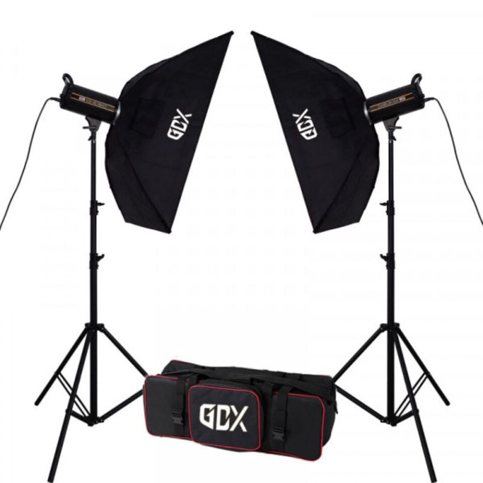 Gdx HD-120II C BiColor 2'li Işık Seti 120W Fotoğraf ve Video LED Işığı