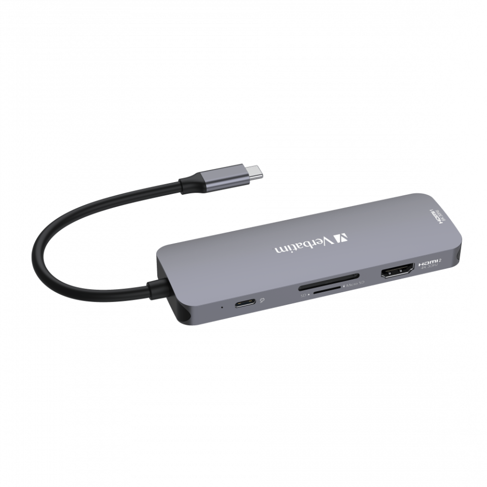 VERBATIM 32151 USB-C PRO 8 PORT HUB CMH-08