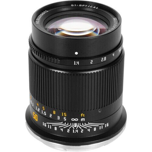 TTArtisan 50mm F1.4 MF Lens (Canon RF Mount)