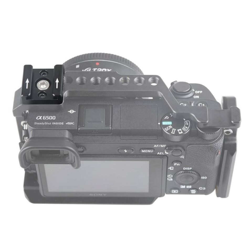 SmallRig 1241 Kafesler için Mikrofon ve ışık Yuvası