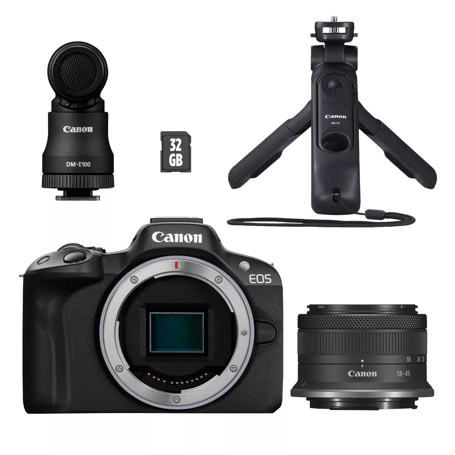 Canon EOS R50 Content Creator Kit ( 32GB SD Kart Dahil )