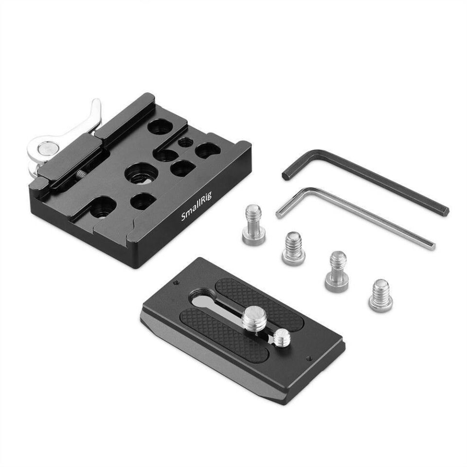 SmallRig 2144B Hızlı Bırakma Kelepçesi ve Plakası (Arca tipi Uyumlu)
